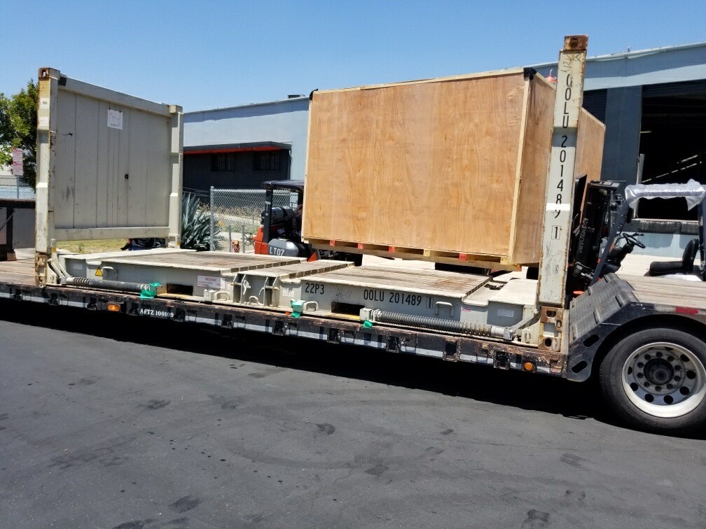 pallett on a PGS360 truck