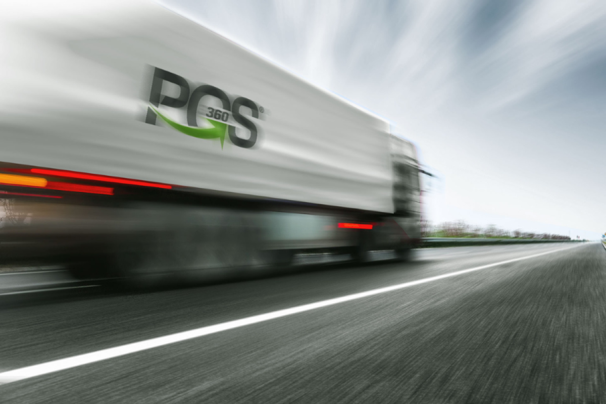 PGS360 truck on the road